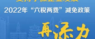 一圖了解：支持小微企業(yè)發(fā)展，2022年“六稅兩費”減免政策再添力